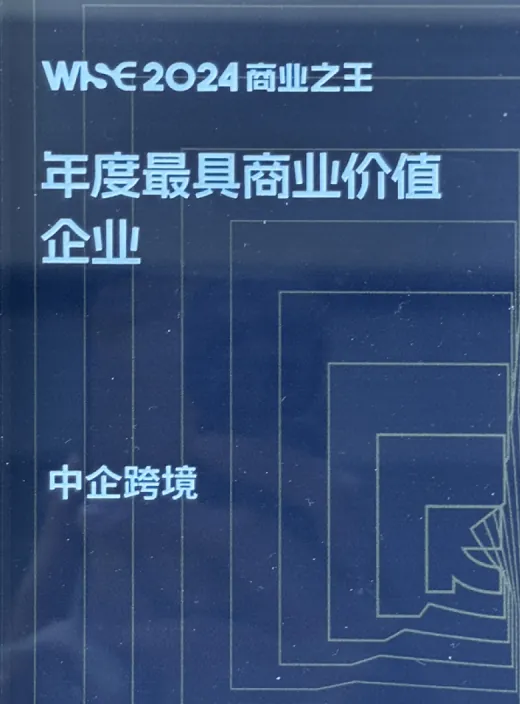 中企集团资质展示 赋能埃米 AIMI 出海营销服务 - WISE2024年度最具商业价值企业—36氪